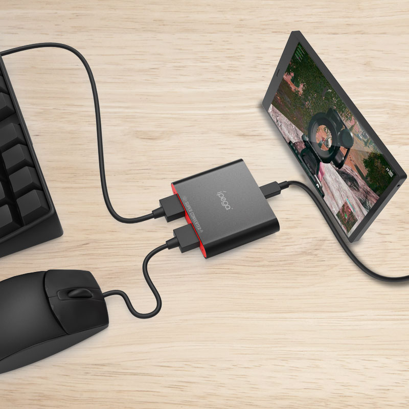PG-9116 Super Mouse & Keyboard Converter For iPhone, Huawei, PUBG, Fortnite, 