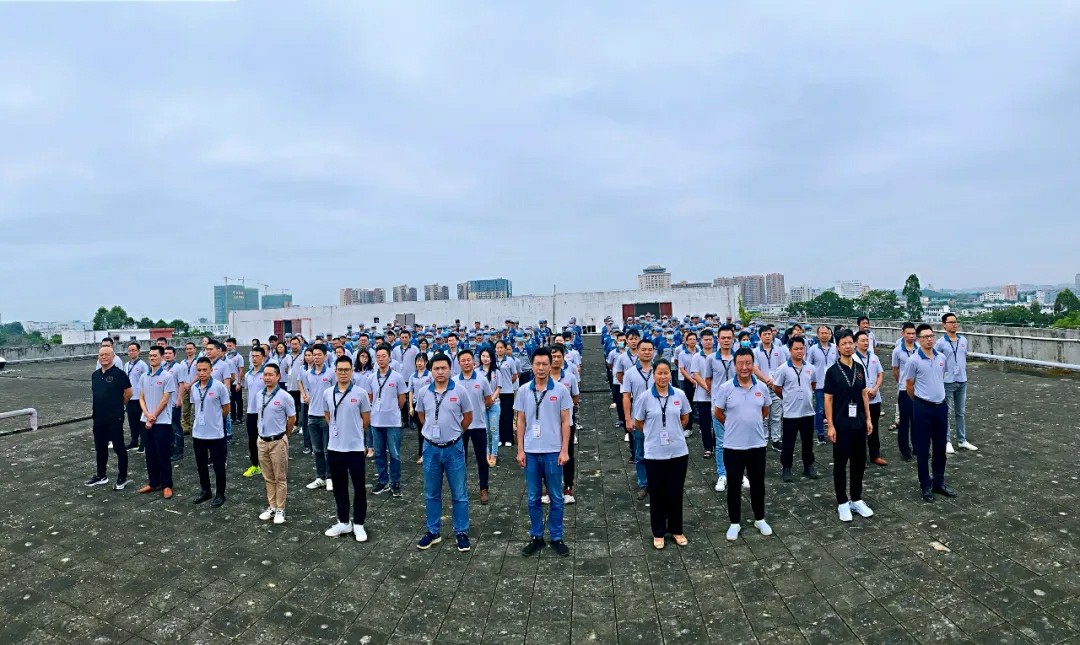 派鯊魚ipega熱血舉辦2020届“全力拼搏、奪市場、衝刺百日大幹”誓師大會！